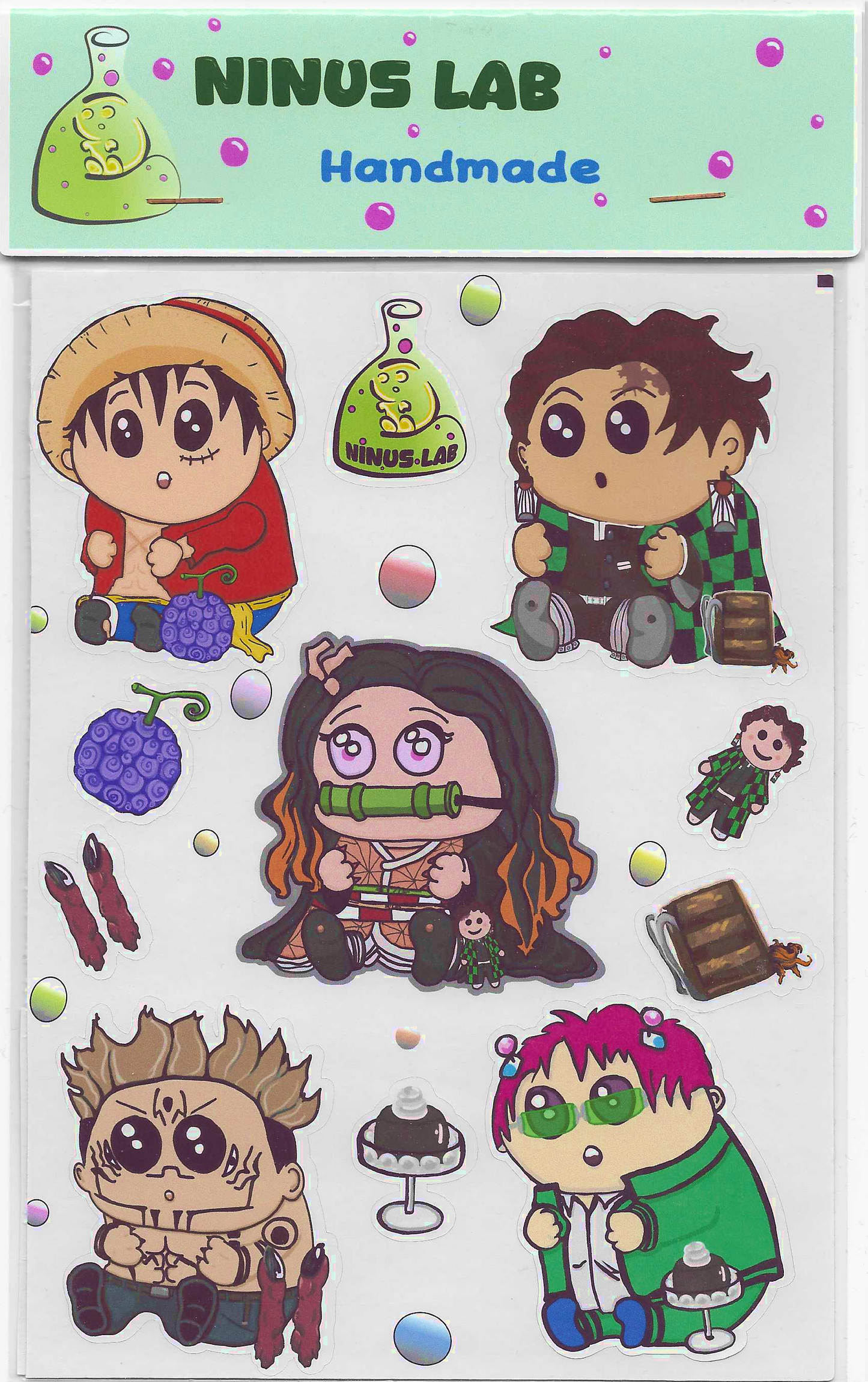 Pegatinas Ninus Serie Anime