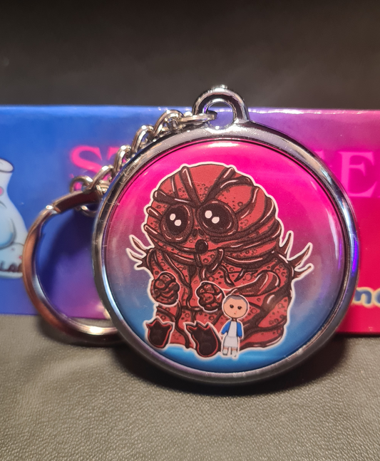 Ninu Double-Sided Keychain Stranger Stuff PSYCHIC - EVIL