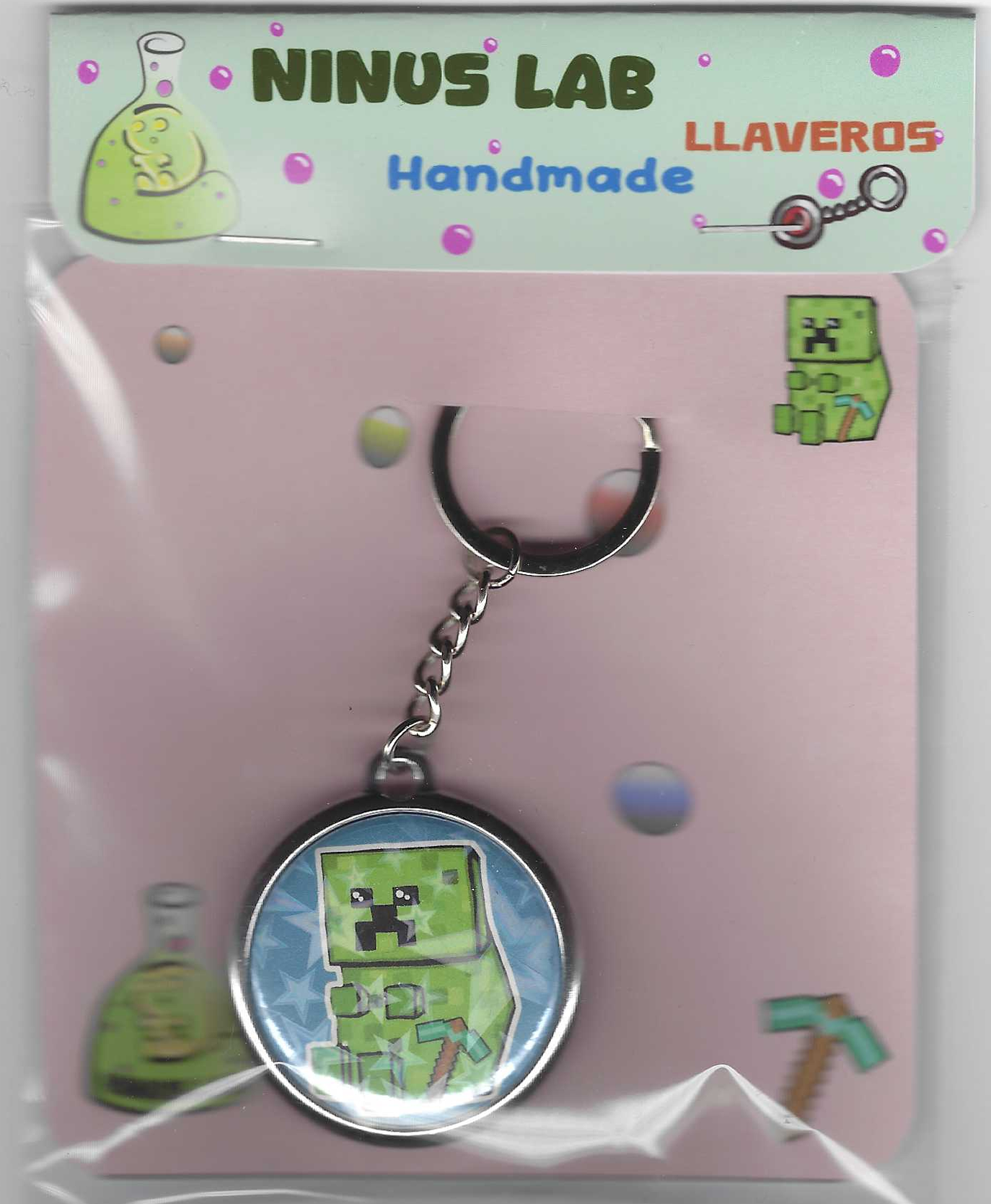 Llavero Doble Cara Ninu Serie Games MINERO ZOMBIE