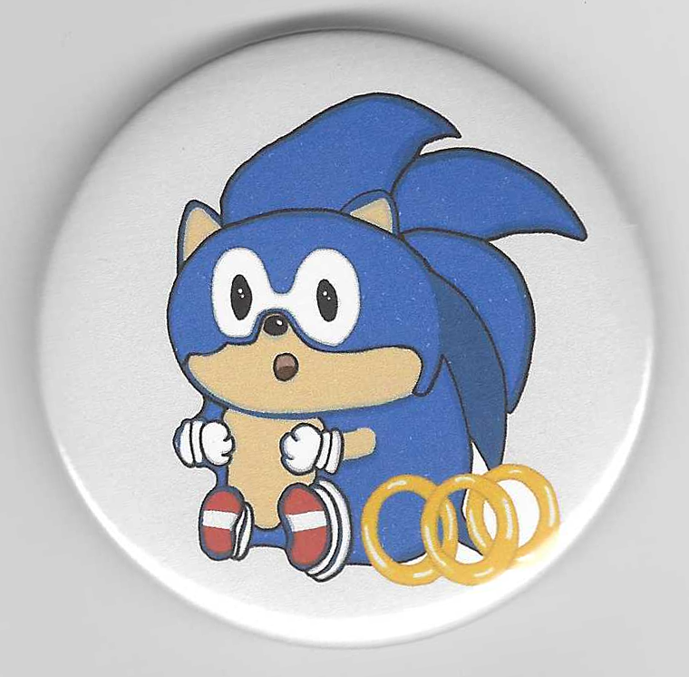 Chapa Grande Ninu Serie Games ERIZO AZUL