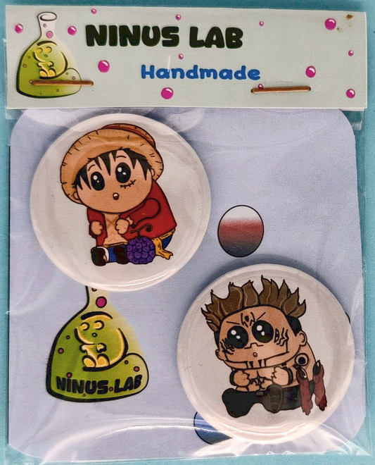 Chapas Duo Ninu Serie Anime PIRATA y POSEÍDO