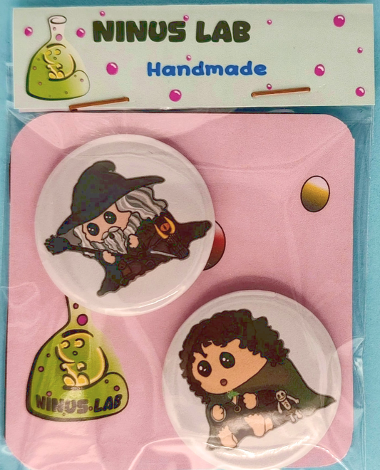 Chapas Duo Ninus Serie Cine SABIO y MEDIANO