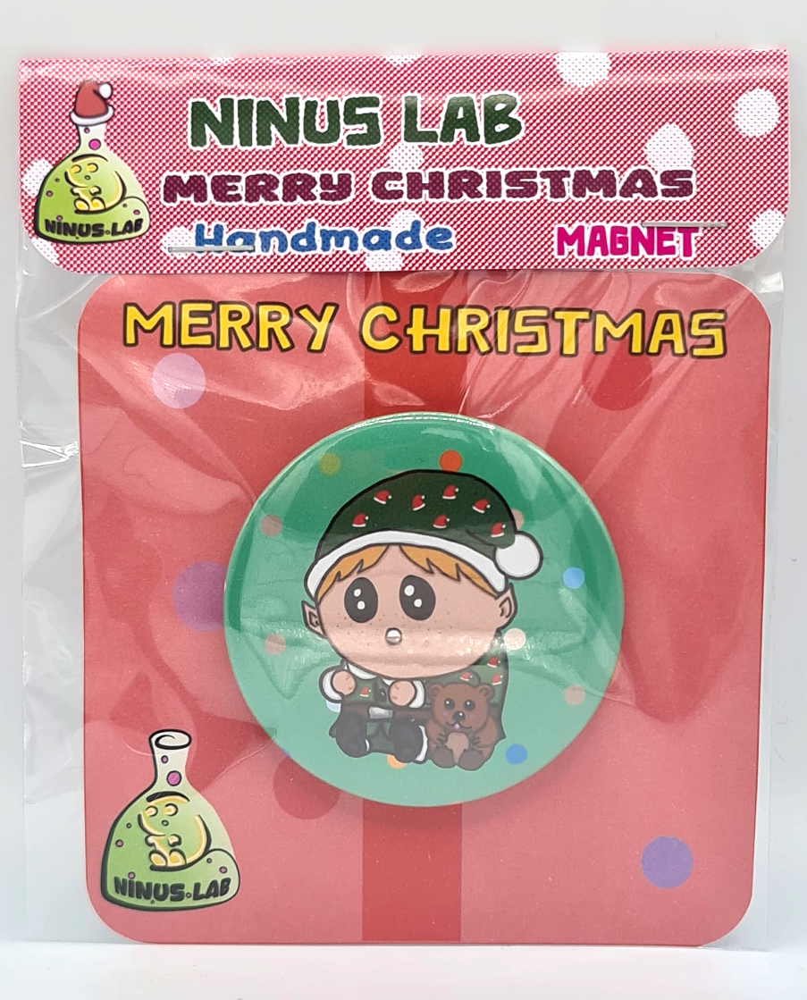 Ninu Decorative Magnet Christmas BOY BEAR
