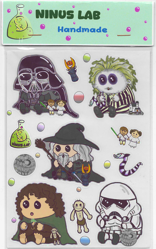 Pegatinas Ninus Serie Cine