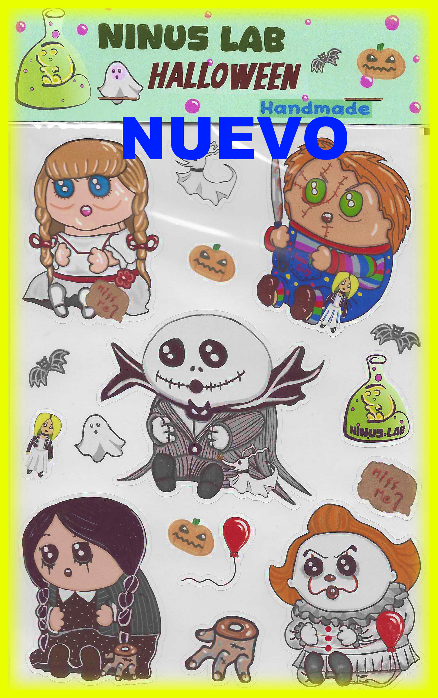 Pegatinas ESPECIALES Ninus Serie Halloween