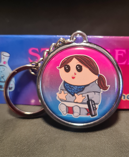 Llavero Doble Cara Ninu Stranger Stuff PSYCHIC - EVIL