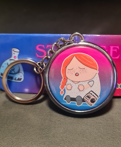 Llavero Doble Cara Ninu Stranger Stuff SKATER - SPORTS