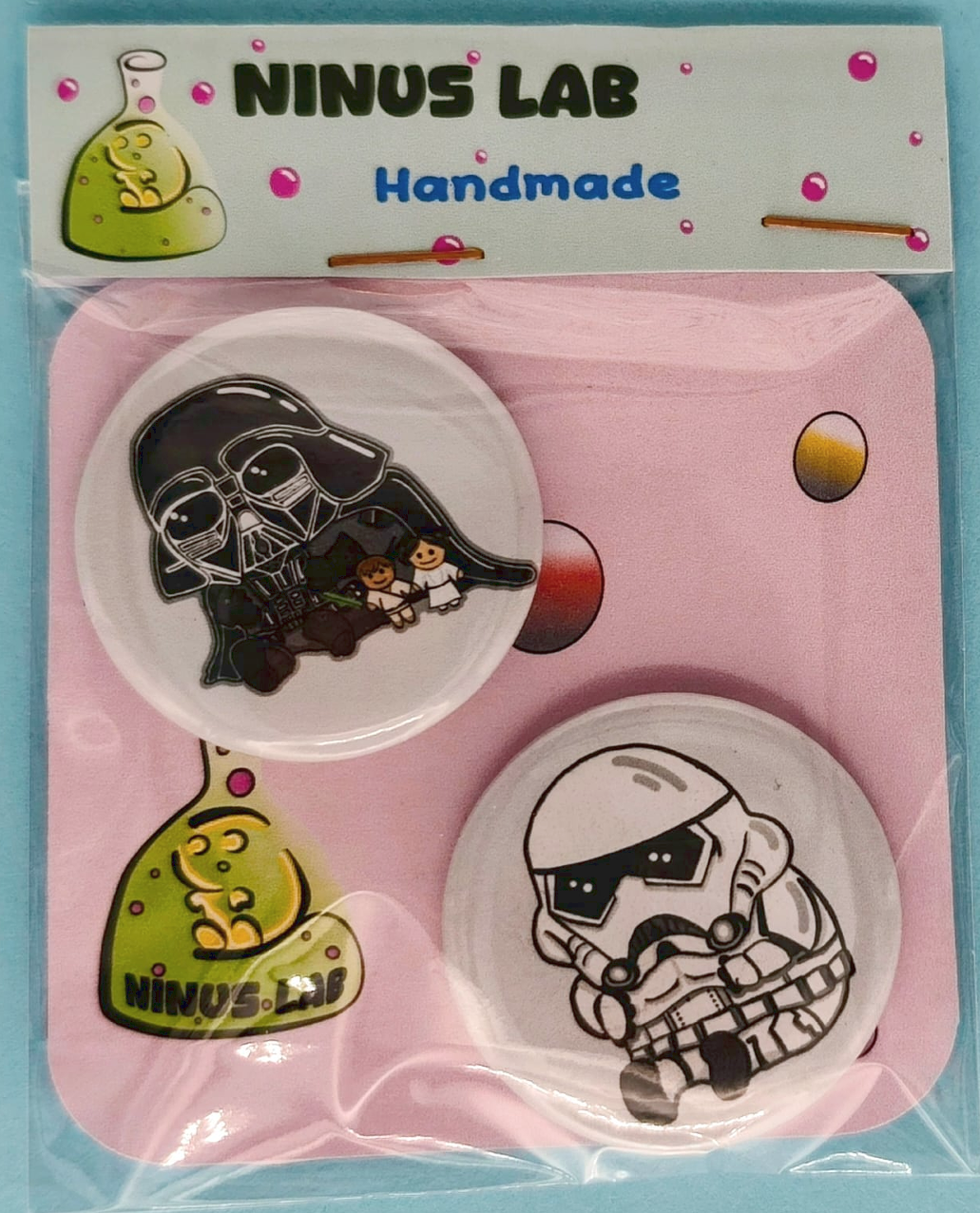 Chapas Duo Ninus Serie Cine SOLDADO y LORD OSCURO