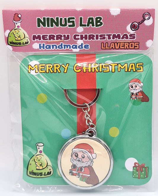 Llavero Doble Ninu Navidad PAPA NOEL