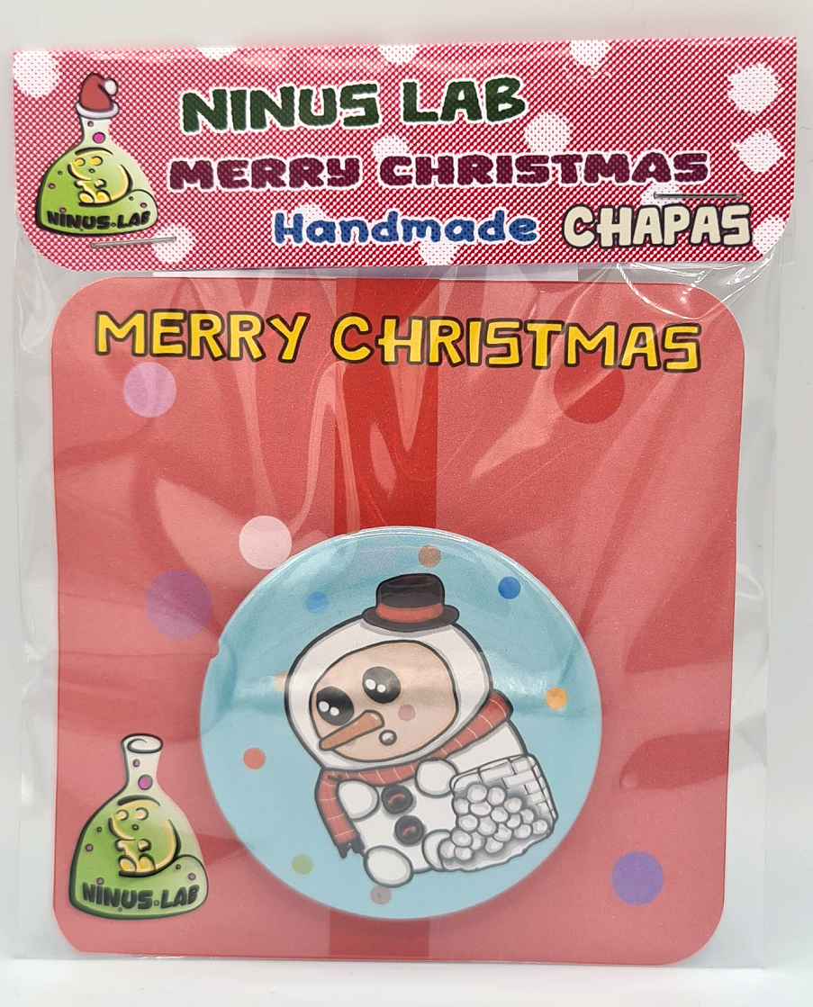 Chapa Grande Ninu Navidad SNOWMAN