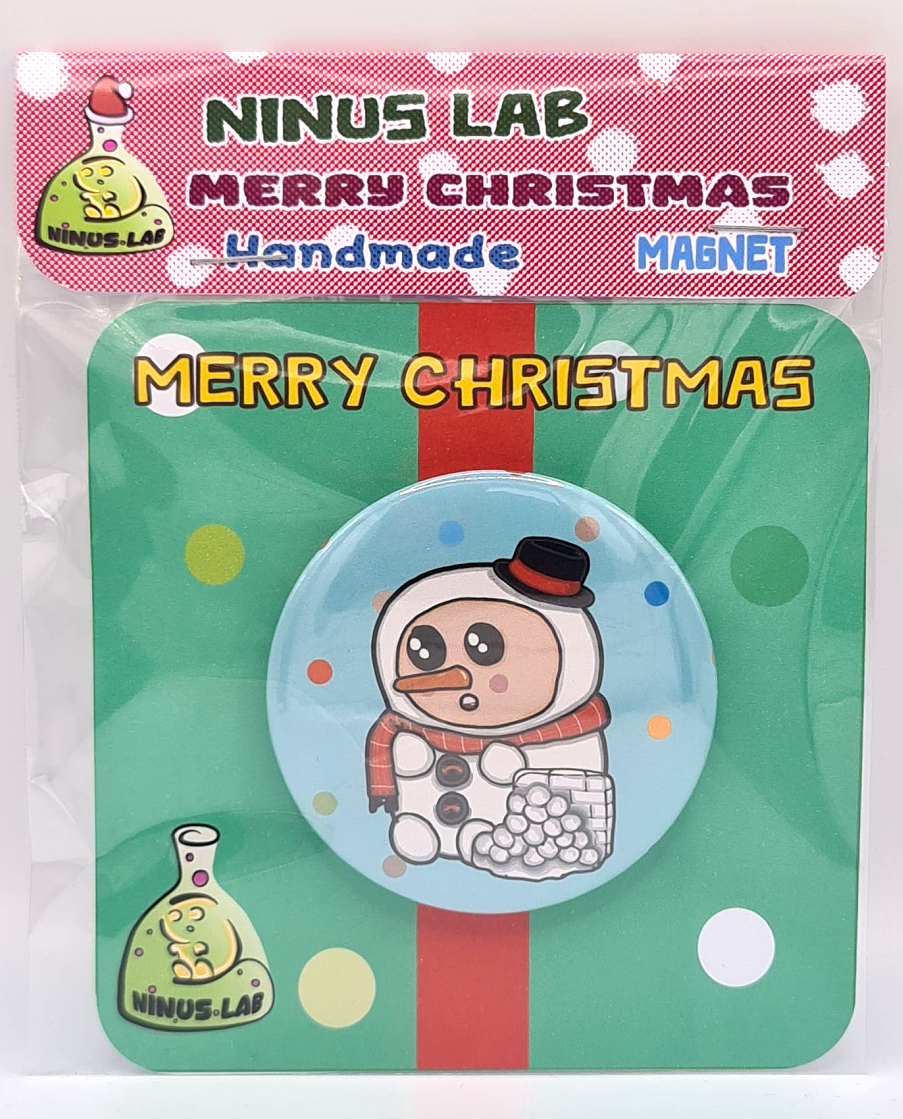 Imán Decorativo Ninu Navidad SNOWMAN