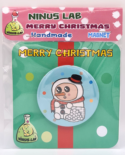 Imán Decorativo Ninu Navidad SNOWMAN