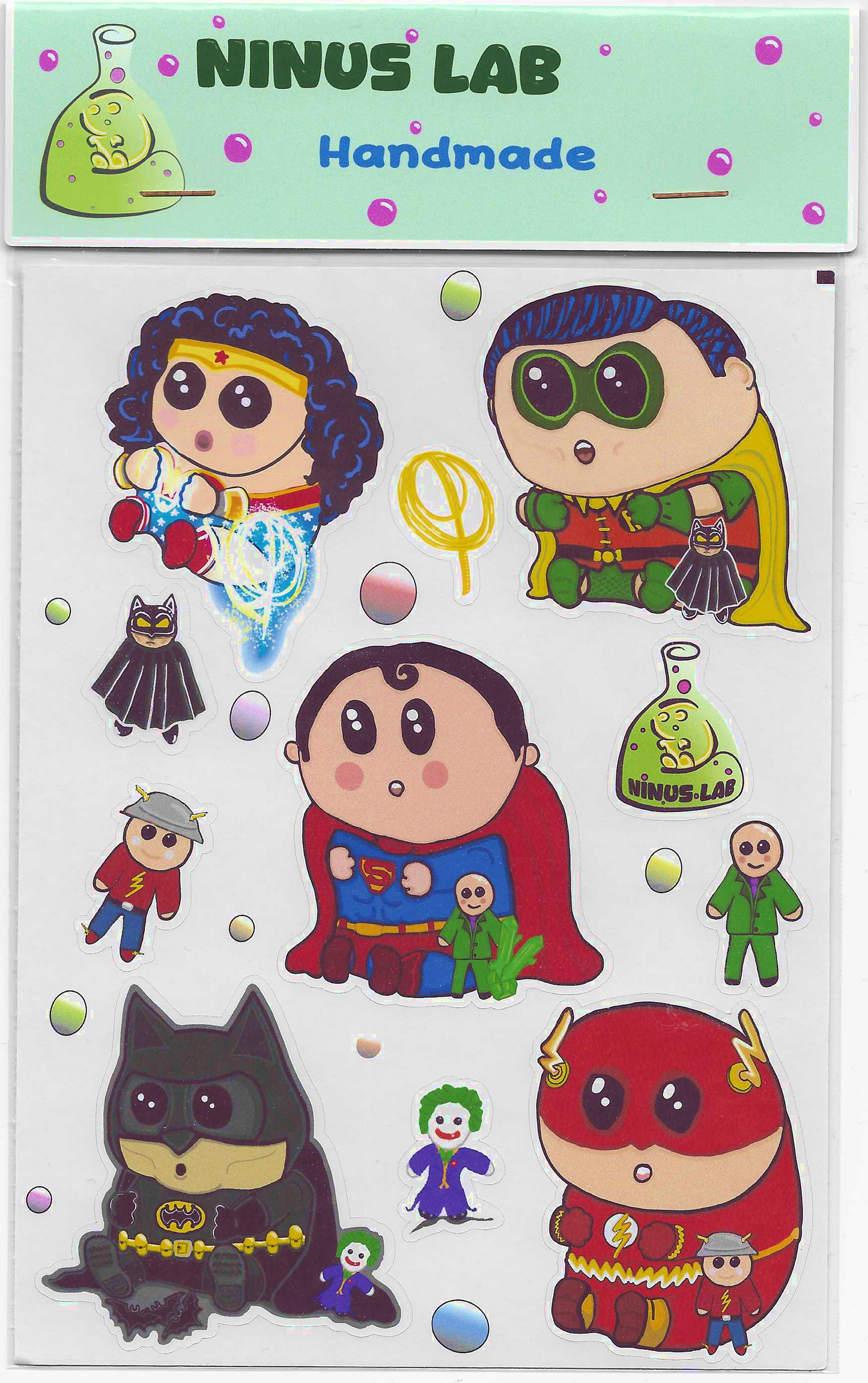 Pegatinas Ninus Serie Superheroes 2