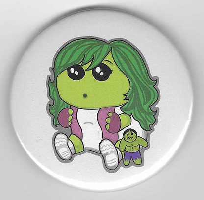 Imán Decorativo Ninu Serie Superhéroes CHICA VERDE