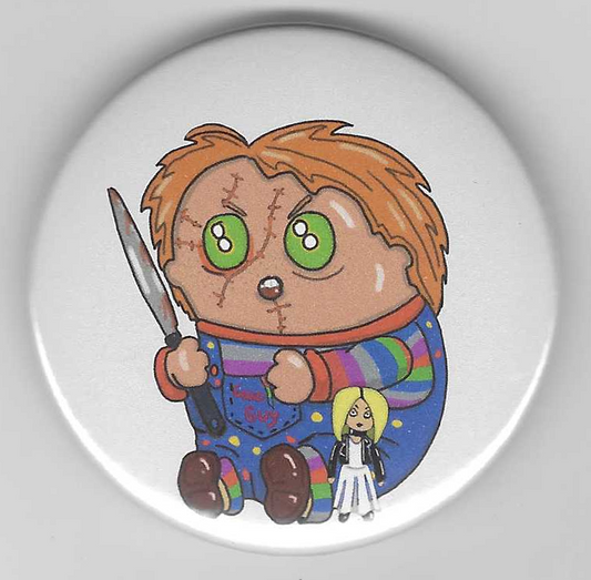 Chapa Grande Ninu ESPECIAL Halloween MUÑECO ASESINO