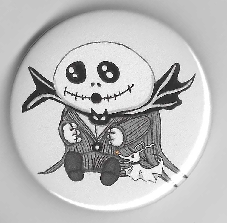 Chapa Grande Ninu ESPECIAL Serie Halloween SKELETONMAN